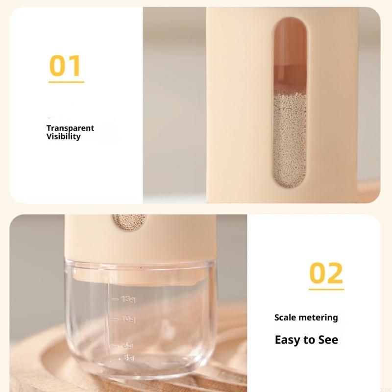 Kitchen Baking Storage Containers - Dispensador condimentos tipo prensa higiénica, organizador