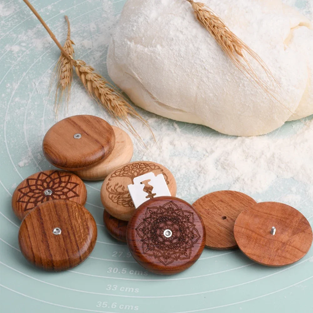 Dough Scraper Curved - Herramientas para panadería, raspador de madera,