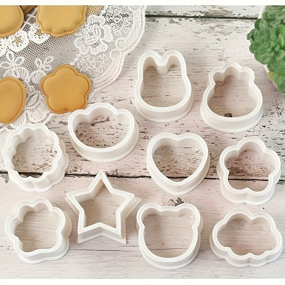 Cookie Cutter Set - Juego de 10 Cortadores de Galletas