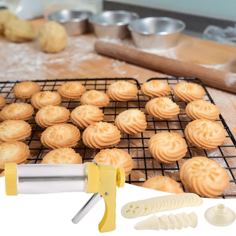 Kitchen Baking Aid - Prensa de galletas para hornear hecha