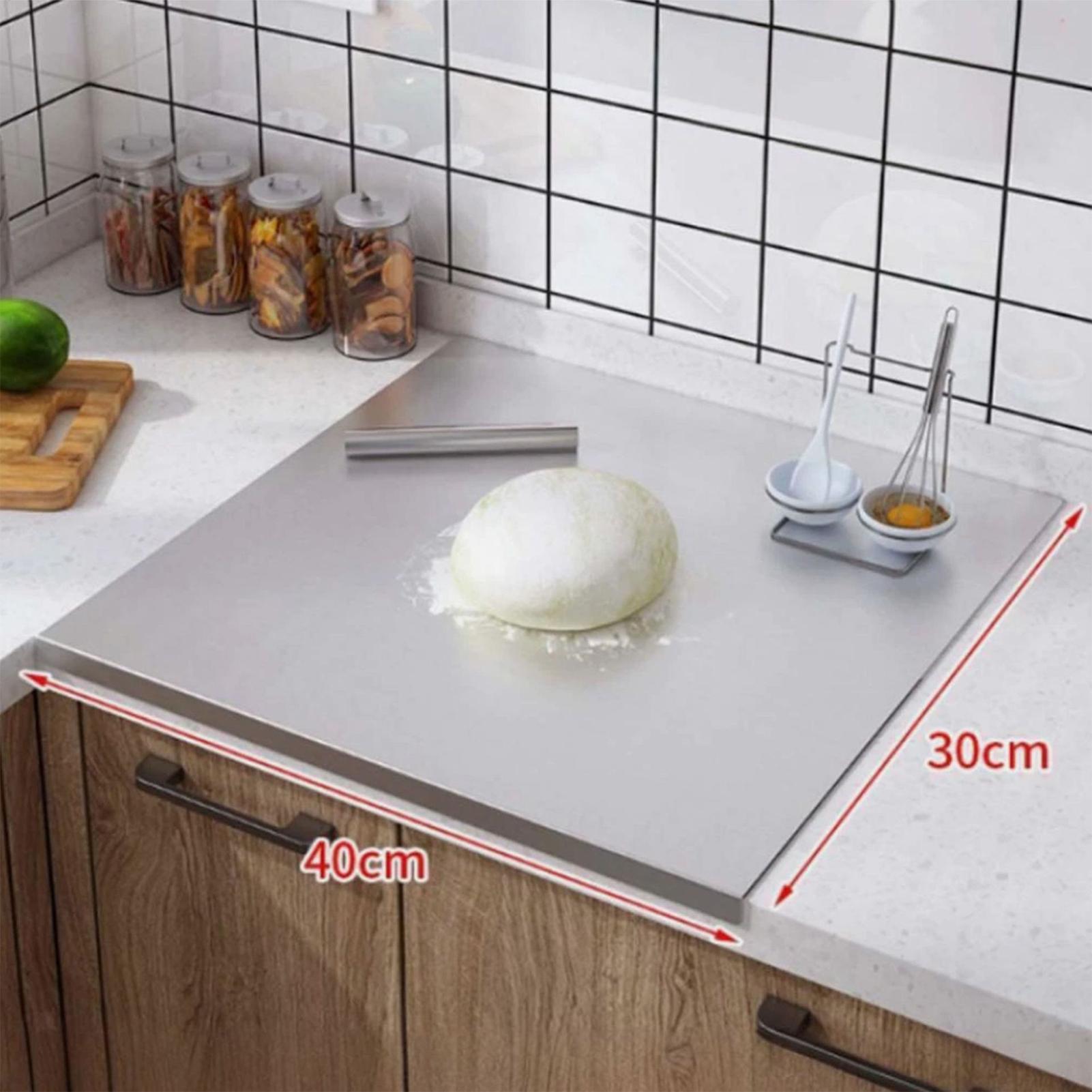 Tabla de Cortar de Acero Inoxi - Kitchen Baking Area reseña y precio