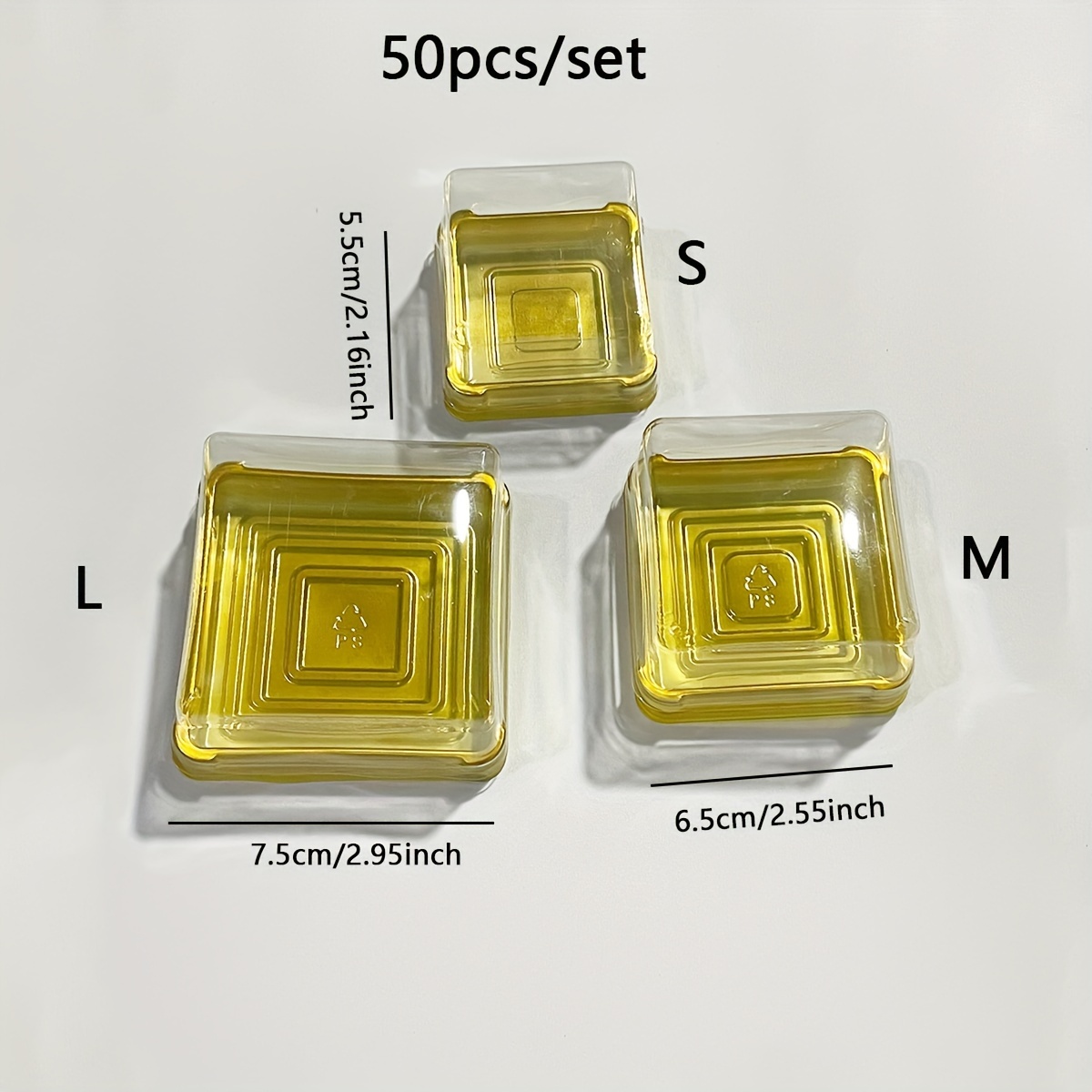 50 Uds. Mini caja de plástico  - Kitchen Set Bakery reseña y precio