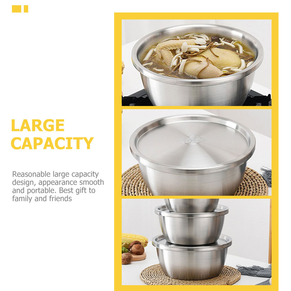 1 Juego de Tazones para Mezcla - Kitchen Baking Storage Containers reseña y precio