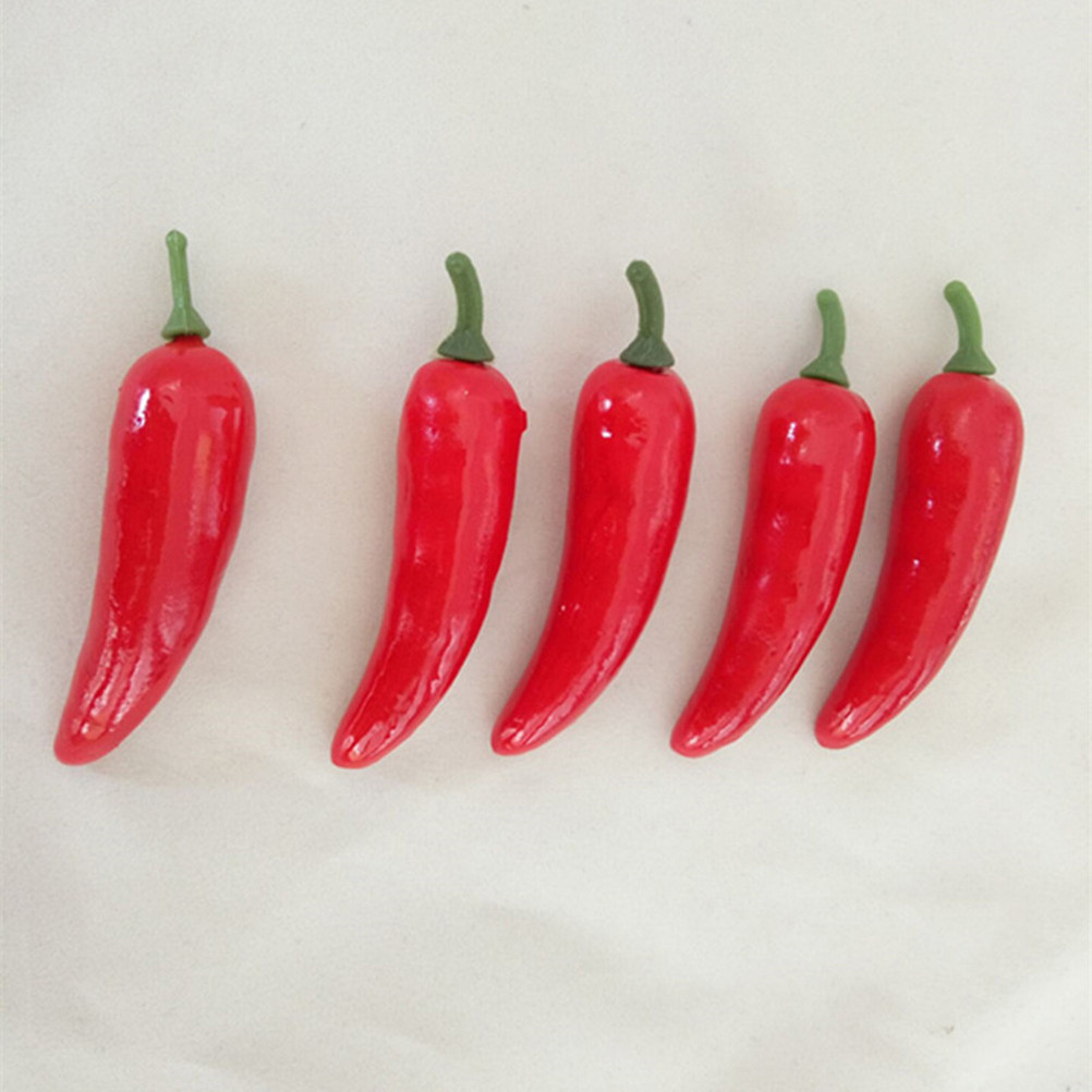 50 Piezas de Mini Chiles Artif - Kitchen Set Bakery reseña y precio
