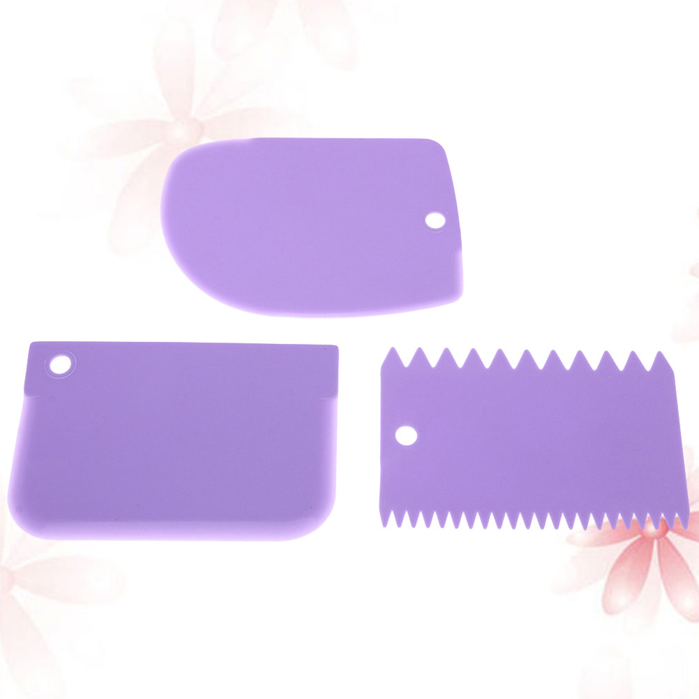 Juego de 3 Raspadores de Masa  - Dough Scraper Curved reseña y precio